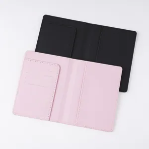 PU leather passport cover passport holder travel document organizer wallet for men and women