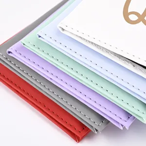 PU leather passport cover, colorful travel wallet, minimalist document organizer, portable ID holder.