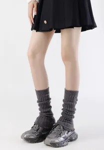 Gebreide beenwarmers JK stijl casual warme comfortabele beenmode voor dames winter