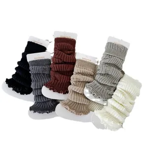 Gebreide beenwarmers voor vrouwen JK stijl dik versleten warme winter accessoires