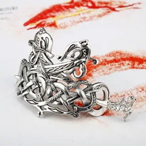 Vintage Viking hair clip Celtic knot metal hair slide Nordic hair accessories for women