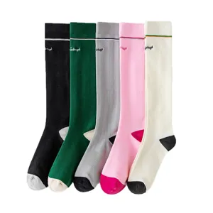 Calcetines deportivos de compresión de malla multicolor mujer fitness running yoga vista principal
