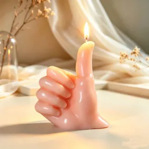 Candela profumata pollice in alto cera di soia decorazione casa regalo creativo senza fumo