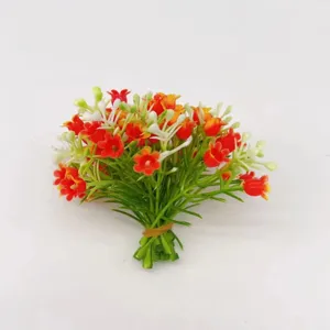 Mini artificial flower bouquet DIY perfume accessories small fresh plastic floral decor