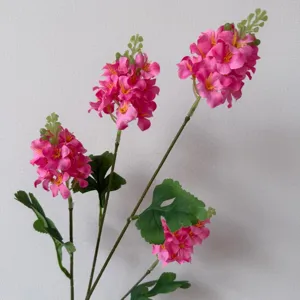 Branche de jacinthe artificielle rose, superbe decor de mariage et arrangement floral pro.