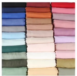 Variety of solid color lightweight cotton linen scarves and modal shawls in different shades