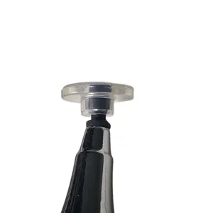 Universal capacitive stylus pen featuring a transparent disc tip for smooth touch screen use.