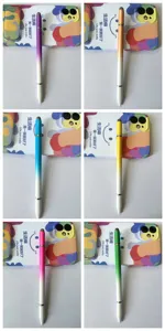 Seis variaciones de color de lápices ópticos capacitivos degradados para pantallas
