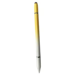 Lápiz capacitivo con degradado amarillo y blanco para tabletas con imán lateral