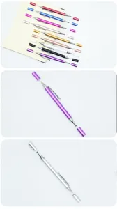 Vielseitiger 2-in-1-Kapazitiv-Stylus und Kugelschreiber für Tablets und Touchscreens