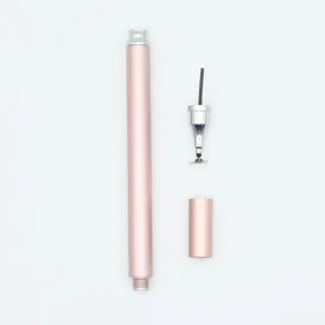 Lápiz óptico capacitivo oro rosa con punta de disco reemplazable para pantallas.
