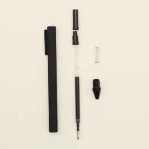 Minimalist Retractable Gel Pen 0.5mm Morandi Candy Colors Rubberized Matte Barrel Smooth Writing Pens For Office School Supplies