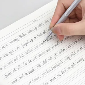 Silver professional mechanical pencil for sketching and drawing with non-slip metal grip.