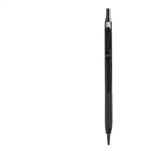 Professional all-metal black mechanical pencil for precision drawing and sketching, 0.7mm lead