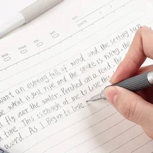 Precision grey metal mechanical pencil perfect for sketching and daily student writing tasks