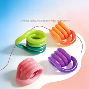 Color Changing Therapy Twister Sensory Toy For ADHD Focus Training Fidget Stress Relief Twist Puzzle Toy For Kids Adults Office Everyday
