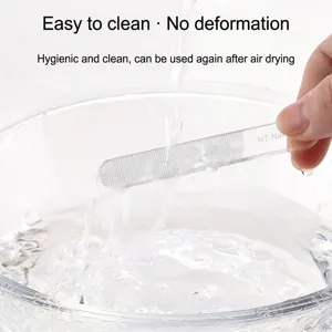 Lima per unghie durevole in nano-vetro pulita in acqua per una manicure molto igienica