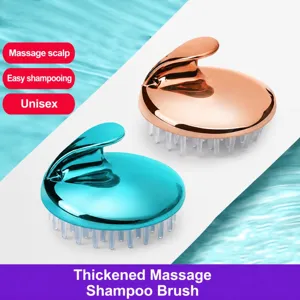 Silicone Scalp Massager Shampoo Brush Soft Hair Scrubber Exfoliating Hair Washing Brush for Women Men