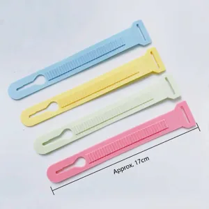 Fibbie per grucce antivento in silicone resistente, cinghie regolabili da 17 cm