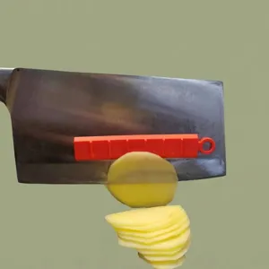 Accesorio de silicona antiadherente para cuchillo que evita que se peguen las patatas