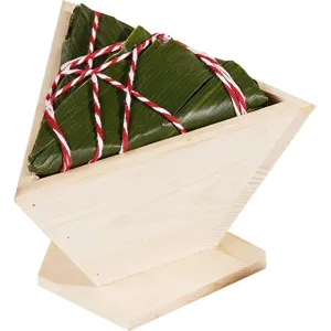 Χειροποίητο ξύλινο καλούπι Zongzi για παραδοσιακές μπάλες κολλώδους ρυζιού στο σπίτι