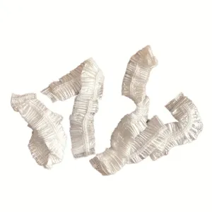 Set of white disposable thickened plastic dust covers for small household kitchen appliances