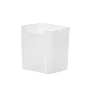 Transparente Kühlschrank-Seitentürorganisator-Box aus Kunststoff für Lebensmittelaufbewahrung