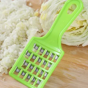 Picadora de col verde manual y rallador de verduras para preparar rellenos rápidamente