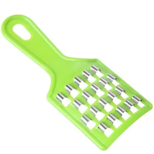 Rallador de repollo manual verde y cortador de verduras de acero inoxidable cocina