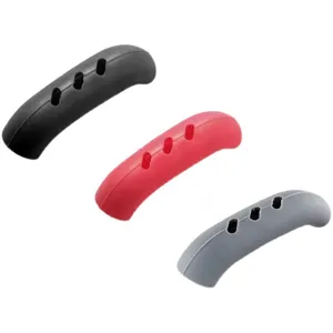Protections de poignées de casserole en silicone résistantes à la chaleur en 3 couleurs