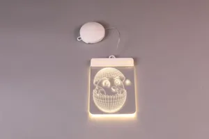 Hangende paasei kuiken LED-lamp voor sfeervolle kamer- en raamdecoratie met Pasen