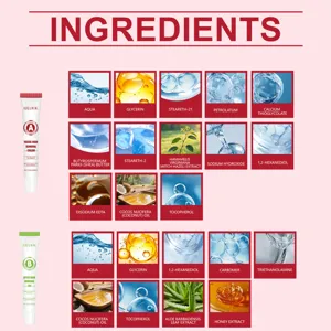 Liste des ingrédients du kit EELHOE pour épilation faciale aux extraits naturels