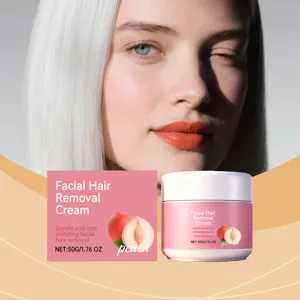 Perzik Gezicht Ontharingscrème Milde Vochtinbrengende Lip Haar Reiniging Gladde Huidverzorging Crème Voor Vrouwen