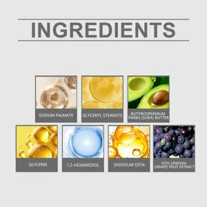 Liste détaillée des ingrédients du savon au raisin avec beurre de karité et extrait