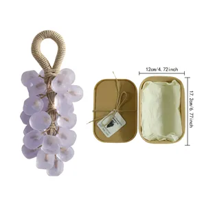 Vista detallada del jabón uva lavanda con dimensiones embalaje 17,2x12cm