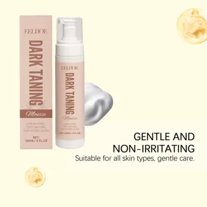EELHOE Espuma Bronceadora 120ml para un bronceado intenso y natural, suave para la piel