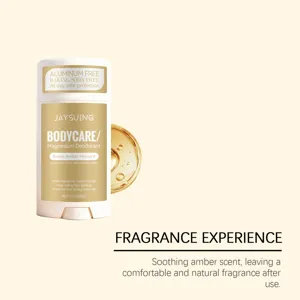 Detailaufnahme des JAYSUING Sweet Amber Deodorants mit Fokus auf das Duftprofil
