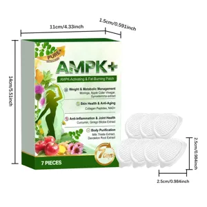 AMPK+ patchs de combustion des graisses perte de poids et guide des dimensions
