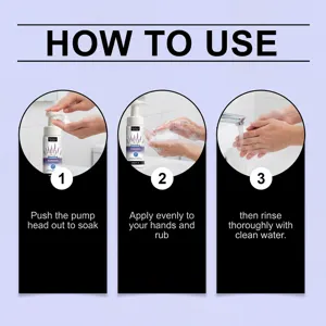 Guida professionale in tre passaggi su come usare il sapone schiumogeno alla lavanda per pulizia