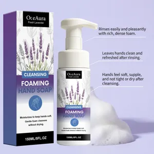 Caratteristiche del sapone in schiuma alla lavanda con schiuma ricca e idratante