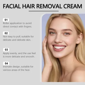 Detailed benefits of facial hair removal cream featuring smooth skin results