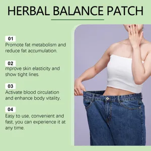 Parche de equilibrio herbal para el metabolismo y definir las líneas corporales