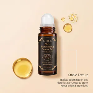 Détails sur l'huile de ricin nourrissante EELHOE en roll-on avec une texture stable