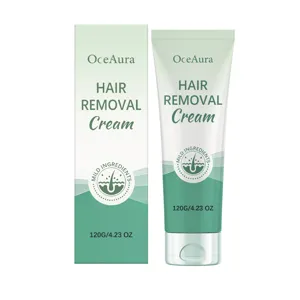 OceAura Crème Épilatoire Hydratante Formule Douce pour Lisser la Peau du Corps pour Femmes et Hommes Soins Personnels