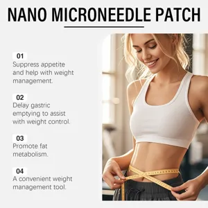 Patch professionnel à micro-aiguilles nano pour la gestion du poids avec mannequin