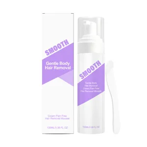 Gentle Hair Removal Mousse Spray Painless Body Hair Remover Cream Foam 100ml With Scraper For Legs Arms Underarms
