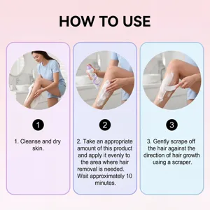Guide d'utilisation étape par étape de la mousse dépilatoire douce pour une peau lisse et nette