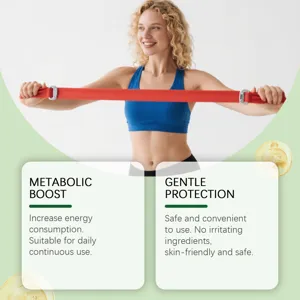 Détail du patch de soin corporel stimulant le métabolisme et protégeant la peau en douceur