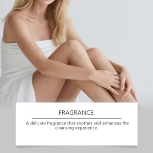 Close-up of smooth skin showing the delicate fragrance effect of rose essential oil soap.