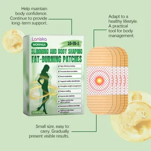 Détails du produit Laniska Moringa 10-en-1 patchs amincissants et brûleurs de graisses